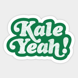 Kale Yeah! Awesome Veganism Gift Sticker